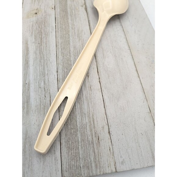 Tailor Made Products Almond Nylon Plastic Slotted Spoon Fork Spork 11 1/2" - Picture 6 of 8
